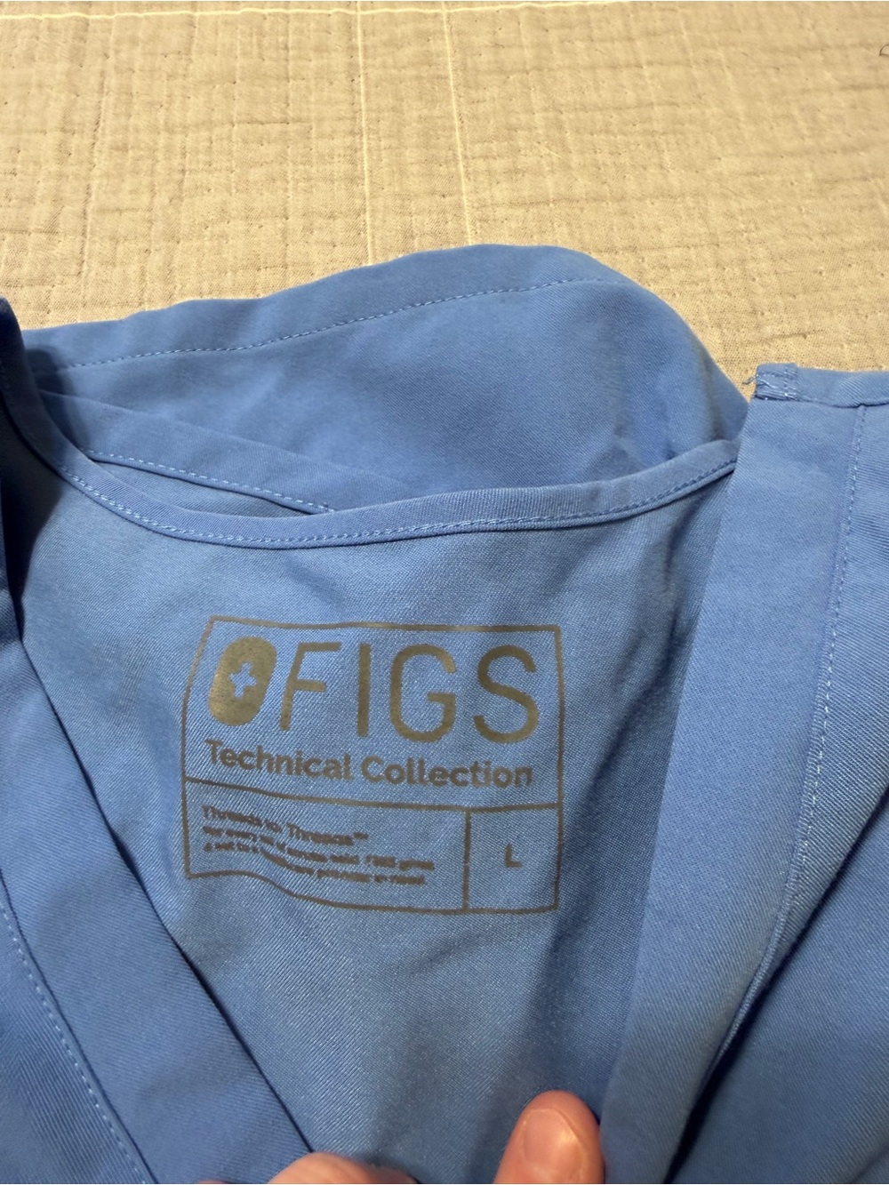 Figs Ceil Blue Women’s Scrub Set - Picture 2 of 3